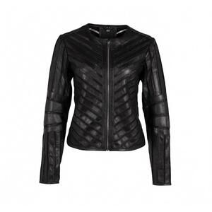 NEW MAURITIUS women's tila leather jacket in black